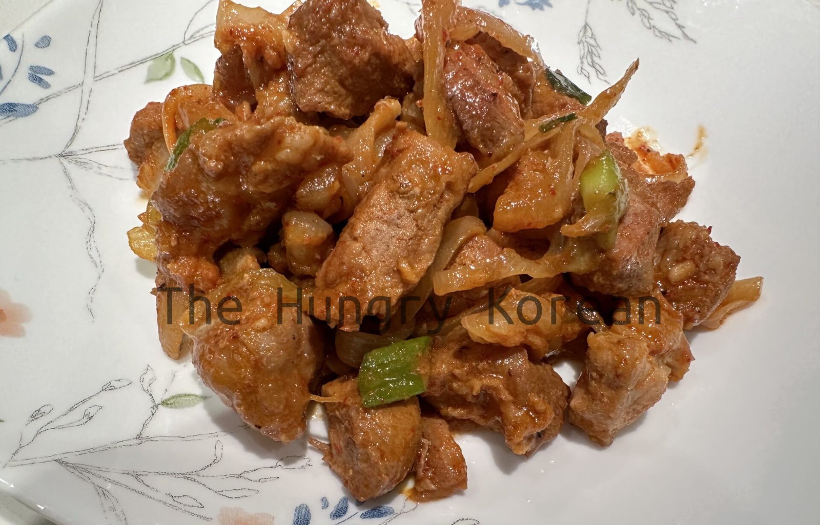 Spicy Gochujang Jeyuk-bokkeum (고추장 제육볶음) – Easy & Flavorful Stir-Fried Pork
