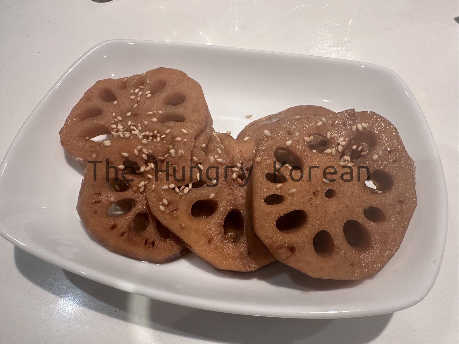 Korean Braised Lotus Root (연근조림) – A Sweet & Savory Side Dish